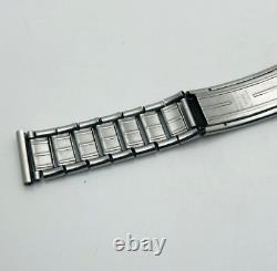 Rare Vintage Bradux Swiss Adjustable Length Men Wrist Watch Bracelet For Parts