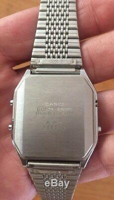 Rare Vintage Casio TE-2500 Digital Dictionary Translator Watch