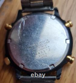 Rare Vintage Citizen C050-088409 YachtTimer Ana-Digi Watch 1981 Japan is running