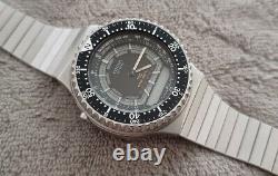 Rare Vintage Citizen Wingman Chrono Alarm Watch. As-is For Parts Or Repair