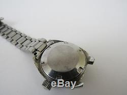 Rare Vintage Ladies EDOX Automatic Hydro Sub Diver Watch FOR PARTS or REPAIR