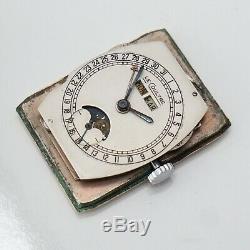 Rare Vintage LeCoultre Triple Date Moon Phase Caliber 486/AW Manual Watch Parts