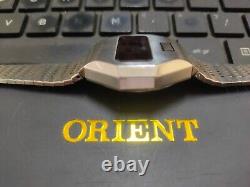 Rare Vintage Orient Quartz Digital LED Men's Watch For Repair or Parts