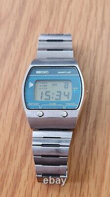 Rare Vintage Seiko A029-5020 Digital Quartz LC Watch japan 1978 is running