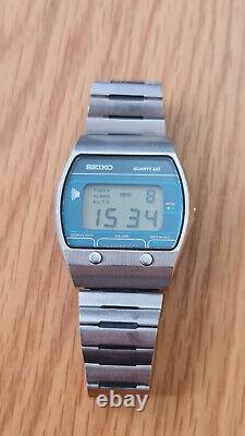 Rare Vintage Seiko A029-5020 Digital Quartz LC Watch japan 1978 is running