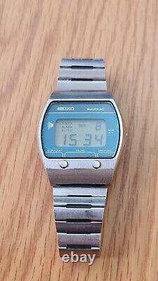 Rare Vintage Seiko A029-5020 Digital Quartz LC Watch japan 1978 is running