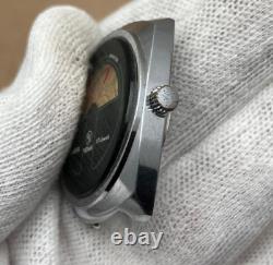 Rare Vintage Yema Digital Jump Hour 36801 Manual 17 Jewels Men's Watch for Parts