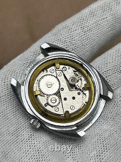 Rare Vintage Yema Digital Jump Hour 36801 Manual 17 Jewels Men's Watch for Parts
