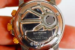 Rare WITTNAUER Dive Watch Chronograph Divers Wristwatch CZ-8095 Parts / Repair