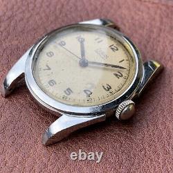 Rare Zodiac Hermetic Military Dial Cal. 11A Bumper Automatic Not Running Parts