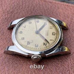 Rare Zodiac Hermetic Military Dial Cal. 11A Bumper Automatic Not Running Parts