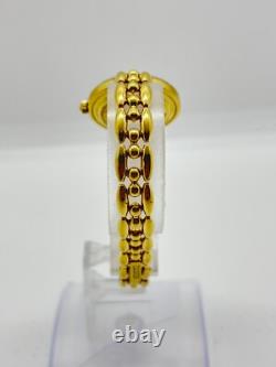 Read GUCCI Change Bezel 1100-L Watch Gold Dial Womens For Parts