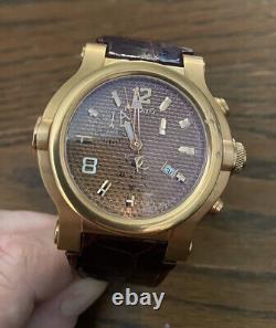 Renato Limited Edition 58/180 gold tone watch Alligator Wristband For Parts