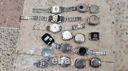 Ricoh Citizen Orient Led Mixed Lot Of 15 Watches Non Working For Parts