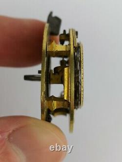 Robert Gray London Verge Pocket Watch Movement for Parts or Restoration (J62)