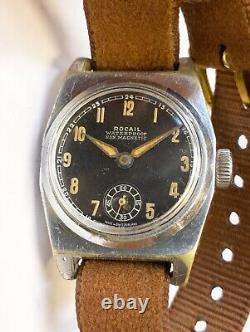 Rocail Sub Second Winding Unisex Adults Not Working, Parts Purpose Vintage Watch
