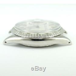Rolex 1603 Datejust White Dial Stainless Steel Mens Watch Head For Parts/repairs