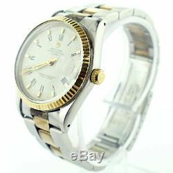 Rolex 1981 Date 15000 White Dial 2-tone Gold+s. S. Mens Watch For Parts/repairs
