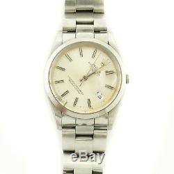 Rolex 1981 Oyster Perpetual Date 15000 Silver Dial S. S. Watch For Parts /repairs