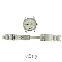 Rolex Air King 11420 Automatic Stainless Steel Mens Watch For Parts Or Repairs