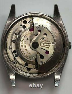 Rolex Air King 5500 Automatic Stainless Steel Mens Watch Head For Parts/repairs