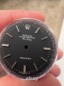 Rolex Black Air-King Dial for Vintage Watch Reference 5500 for Parts