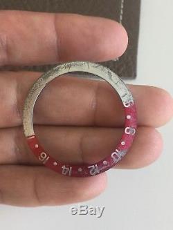 Rolex GMT Master 1675 Fat Font Faded Bezel Insert For Vintage Watch Parts