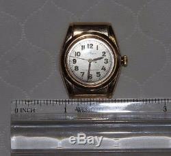 Rolex Oyster Bubbleback Chronometer 14K Gold Watch BROKEN AS-IS PRIVATE LISTING