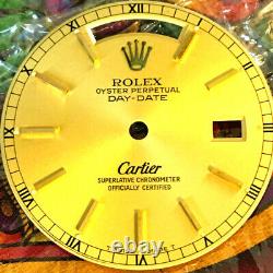 Rolex Oyster Perpetual Double Name Cartier Day-Date Dial CAL3055 / 3155 tk452