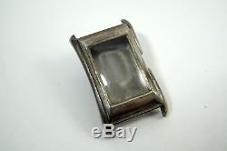 Rolex Prince Silver Hourglass Case Only 971 U With Rolex Dust Cover 1935