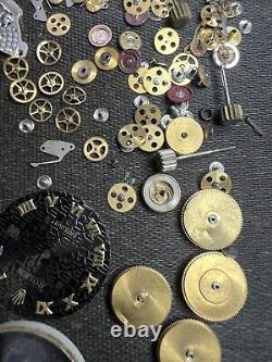 Rolex watch movement Parts Lot NON WORKING, DAMAGED, PARTS REPAIR PROJECT