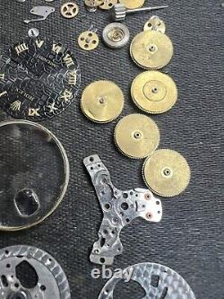 Rolex watch movement Parts Lot NON WORKING, DAMAGED, PARTS REPAIR PROJECT