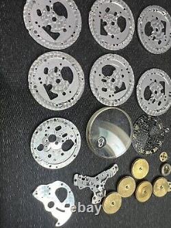 Rolex watch movement Parts Lot NON WORKING, DAMAGED, PARTS REPAIR PROJECT