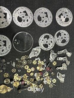 Rolex watch movement Parts Lot NON WORKING, DAMAGED, PARTS REPAIR PROJECT