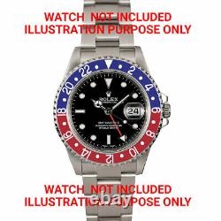 Rotating + Bezel + Insert For Rolex Old Gmt Blue/red 1670 1675 16750 16753 16758