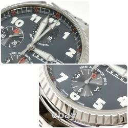 SECTOR 900 Chronograph Watch 45mm 1.77in For Parts Repair Crown Broken JUNK