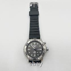 SEIKO AGS Diver Watch 5M23-6A60 Japan Vintage Silver Black Not Working 601