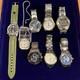 SEIKO CITIZEN Analog Digital Watch Lot 8pcs Junk for Parts Repair Untested