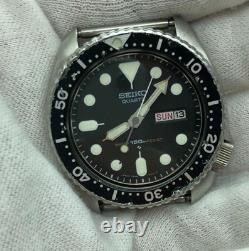 SEIKO Diver 7548 7000 Quartz Watch Junk 4.2cm 1.65in Width Unchecked For Parts