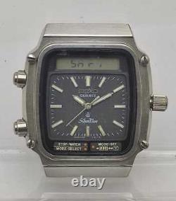 SEIKO H357-5120 Quartz Digital-Analog Vintage 1980 Watch For Parts