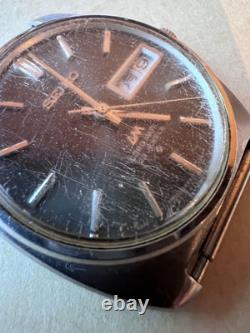SEIKO Load Matic Automatic Watch Gray Dial Vintage Junk For Repair or Parts