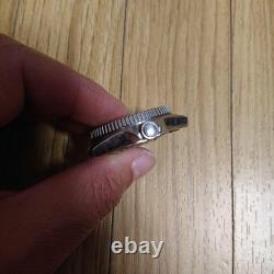 SEIKO Quartz 2525 0010 Diver Watch Boys 150m Orange Dial For Parts Junk No band