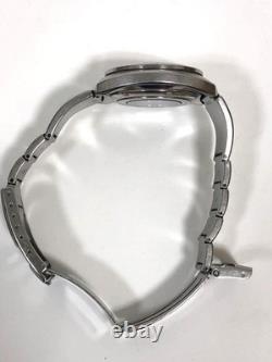 SEIKO S-Wave 7S26 0120 Automatic Watch Skeleton For Parts or Repair 38mm Junk