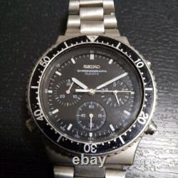SEIKO Speedmaster 7A28-7040 Chronograph Watch 18cm For Parts/Repair JAPAN