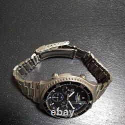 SEIKO Speedmaster 7A28-7040 Chronograph Watch 18cm For Parts/Repair JAPAN