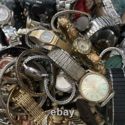SEIKO, Timex, Citizen etc. Huge 8+ LB lot Repair Parts watches Resale AS-IS