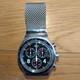 SWATCH BLACKIE Quartz Watch Black Dial For Parts Repair Junk Vintage No Battery