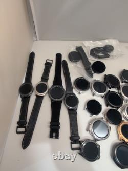 Samsung Galaxy Watches Lot Of 23 For Parts Only Read Description