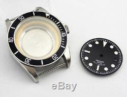 Sapphire 41mm watch Case + dial fit Miyota8205/8215, ETA 2836 Mingzhu 2813 p361