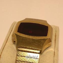 Sears Roebuck Vintage LED Watch 1970's Digital Red (For Parts)